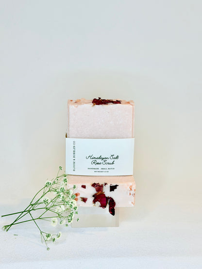 HIMALAYAN ROSE SALT SCRUB SOAP